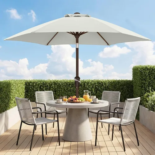 Miniatura 36 de ABCCANOPY Sombrilla de patio al aire libre de 7.5 pies, sombrilla de mesa con protección UV con manivela para una fácil instalación, adecuada