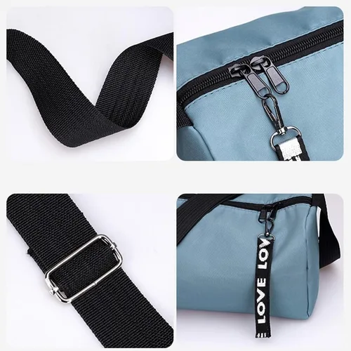 Miniatura 5 de XJHKG Bolsa de gimnasio Bolsa de entrenamiento de fitness Bolsa de viaje al aire libre Bolsa de lona para hombres Bolsas de natación Deportes Yoga