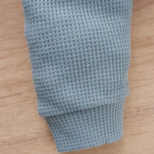 Miniatura 6 de Conjunto de 2 piezas acanalado de manga larga para bebé recién nacido, para otoño e invierno, conjunto de 2 piezas