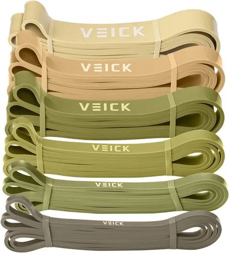 Miniatura 11 de VEICK Bandas de resistencia para entrenamiento, bandas de ejercicio, bandas de entrenamiento, bandas de asistencia para dominadas, juego de bandas