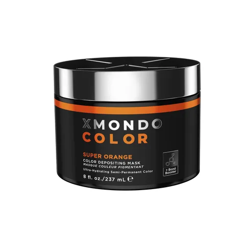 Miniatura 11 de XMONDO Color Super Purple Depositing Mask y tinte morado semipermanente, infundido con tecnología Bond Booster y ácido hialurónico para nutrición