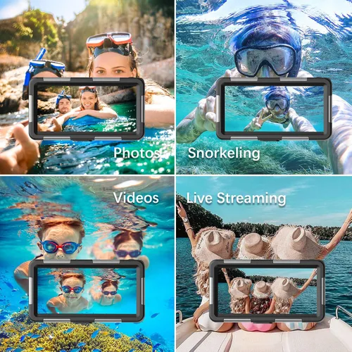 Miniatura 8 de Funda impermeable para teléfono Samsung Galaxy A14 5G, protector de pantalla con correa, protector de cuerpo completo, resistente a prueba de golpes