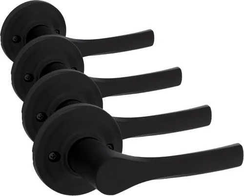 Miniatura 13 de Kwikset Henley - Manija de puerta de paso interior, manija para puertas de armario y pasillo, manija reversible sin bloqueo, níquel satinado