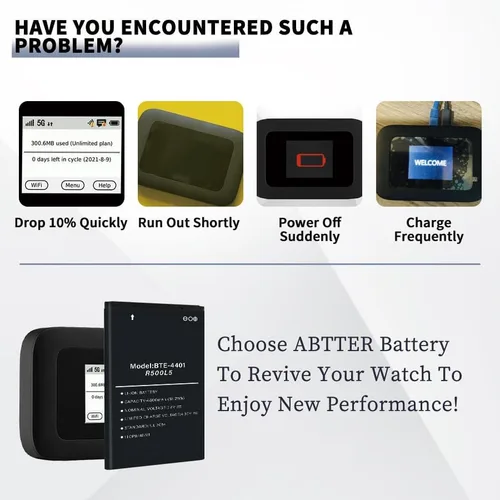 Miniatura 4 de Batería para BTE-4401, nueva batería de repuesto de 0 ciclos para Orbic R500L5, Orbic Speed 5G UW Mobile Hotspot