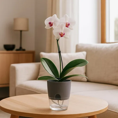 Miniatura 2 de Macetas de riego automático para plantas de interior, macetas para exteriores, paquete de 3 macetas de riego automático de 6 pulgadas, macetas