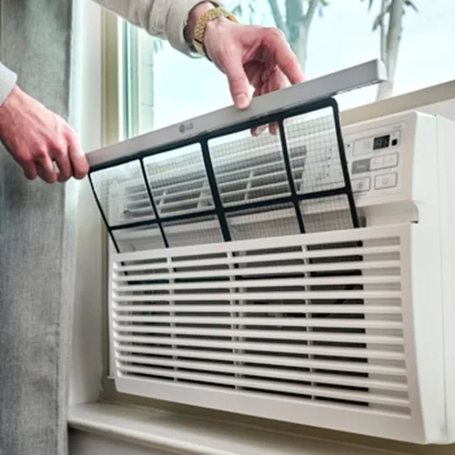 Miniatura 12 de LG 8,000 Aire acondicionado de ventana, 115 V, 350 pies cuadrados. (14' x 25' Tamaño de habitación), Funcionamiento silencioso, Control electrónico