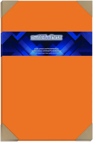 Miniatura 11 de 125 hojas de papel de portada/tarjeta de color naranja brillante – Foto de 4 x 6 pulgadas, tarjeta, tamaño del marco, cartulina ligera 65#