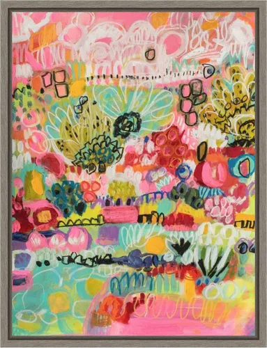 Miniatura 14 de Amanti Art Karen Fields - Lienzo enmarcado para pared, 24 x 18 pulgadas, jardín bohemio III por Karen Fields, lienzo enmarcado para pared, arte