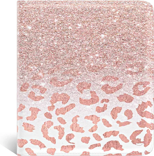 Miniatura 12 de Nipichsha Cartera para mujer, billetera pequeña y delgada con bloqueo RFID para tarjetas de crédito, cartera de cuero compacta de dos pliegues