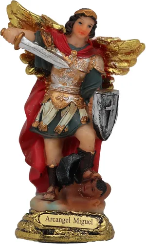 Miniatura 4 de Cannan Set De 7 Arcángeles Arcángeles 4 pulgadas de alto Arcángel Miguel, Zadquiel, Barachiel, Rafael, Gabriel, Uriel Y Jofiel - Juego de figuras
