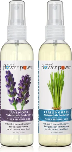 Miniatura 21 de Ambientador en aerosol Natural Flower Power - Eliminador de olores con aceites esenciales - Para el hogar, el auto y la tela - Sin crueldad y vegano