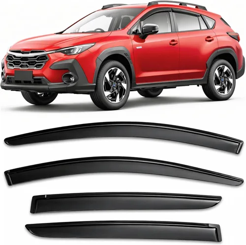 Miniatura 46 de Protectores de lluvia adhesivos 2017-2022 para Honda CR-V Viseras deflectoras de ventana lateral LX EX EX-L Touring 3D onduladas estilo JDM CRV