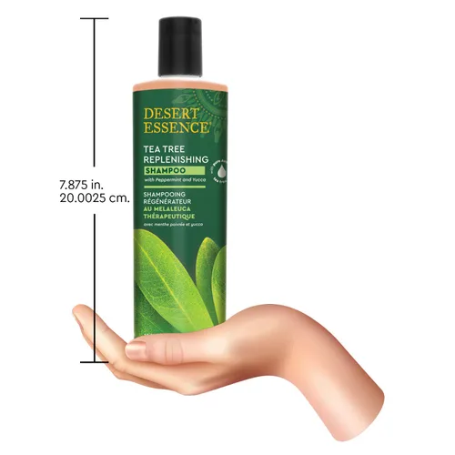 Miniatura 7 de Desert Essence, champú para reponer árbol de té, 12.9 onzas líquidas