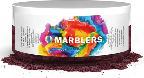 Miniatura 105 de MARBLERS - Polvo de mica de grado cosmético, nacarado, no tóxico, vegano, libre de crueldad, sombra de ojos, esmalte de uñas, arte de uñas, [Gris]