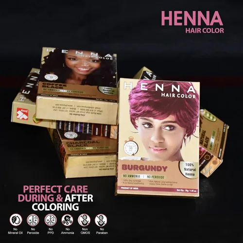 Miniatura 5 de Tinte de cabello burdeos para mujeres y hombres – 100% cobertura de canas, color de cabello sin amoníaco para mujeres, sin peróxido