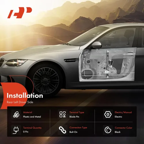 Miniatura 3 de A-Premium Regulador de Elevalunas Eléctrico sin Motor de Repuesto para BMW E90 E91 323i 325i 328i 330i 335i M3 Trasero Izquierdo Lado del Conductor