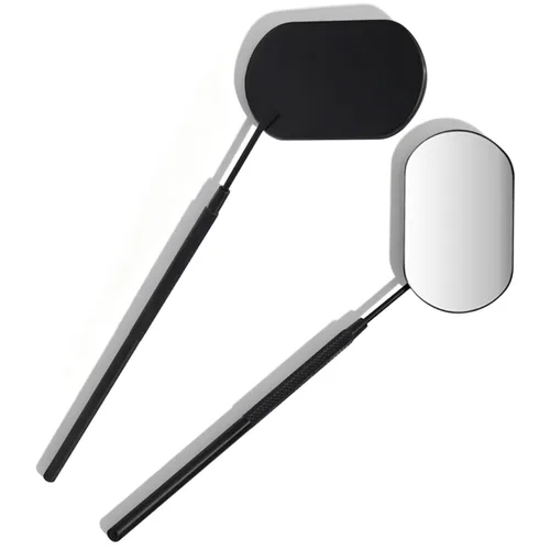 Miniatura 9 de Pretty memory Espejo grande para pestañas, espejo para pestañas de acero inoxidable, espejo de maquillaje para suministros de extensión de pestañas