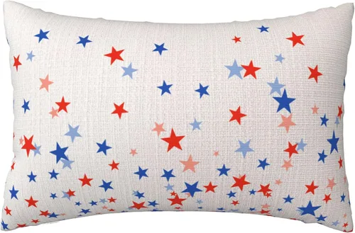 Miniatura 33 de Fundas de almohada de lino del 4 de julio de 1776, funda de almohada de lino para el Día de la Independencia, decoración de funda de almohada
