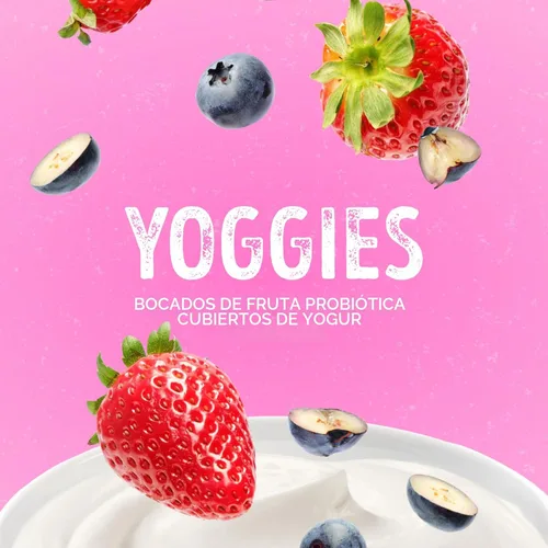 Miniatura 5 de Nature's Garden Probiotic Yoggies - Paquete múltiple de 21 onzas (fresa 15 x 0.7 onzas + bayas mixtas de 15 x 0.7 onzas) aperitivo saludable