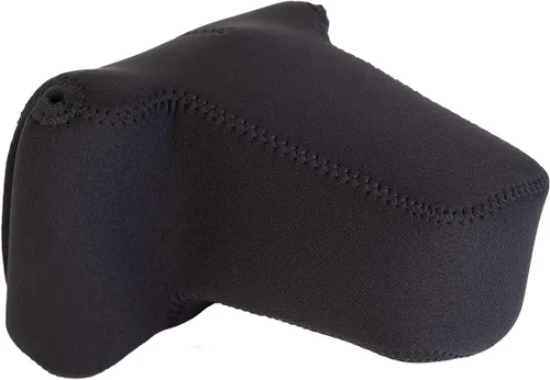 Miniatura 20 de OP/TECH USA Soft Pouch – Funda compacta para cámara digital, bolsa de accesorios ligera, funda de neopreno elegante para DSLR, perfecta para Negro