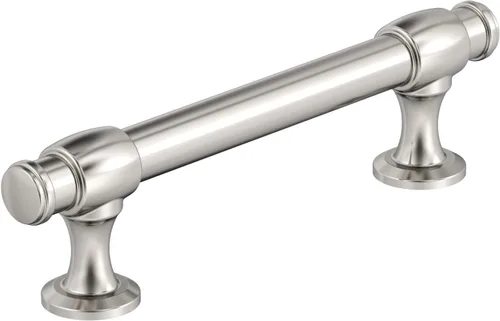 Miniatura 23 de Amerock Mango de gabinete Bronce champán 3-3/4 pulgadas (96 mm) de centro a centro Winsome paquete de 1 unidad Tirador de cajón Manija