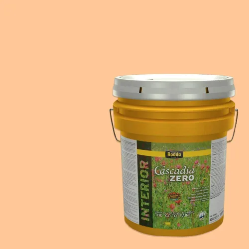 Miniatura 151 de Rodda Paint CASCADIA ZERO - Pintura plana e imprimación para interiores en uno, cuarto de galón, crema de ballet