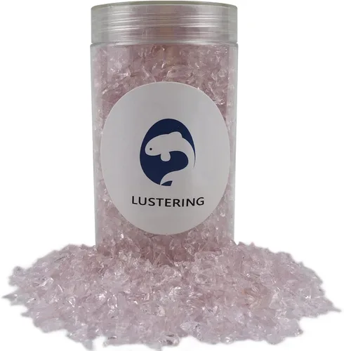 Miniatura 11 de LUSTERING Vidrio triturado de alto brillo con purpurina, vidrio de fuego, vidrio roto, gemas de vidrio para foso de fuego, manualidades DIY