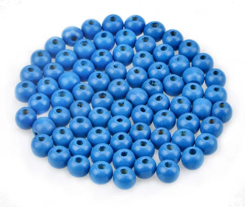 Miniatura 35 de AD Beads Cuentas de madera con espacio libre para manualidades, cuentas de madera con agujero grande surtidas para hacer collares, pulseras