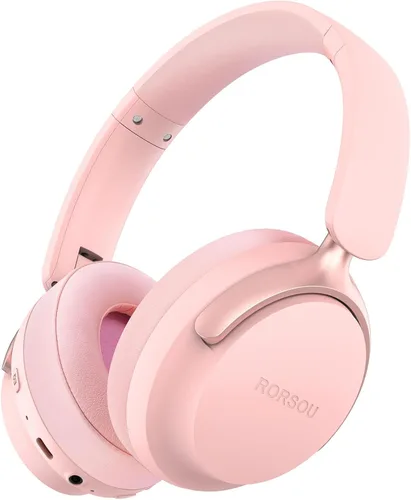 Miniatura 12 de B8 - Audífonos Bluetooth supraaurales, 6 modos de música EQ y 50 horas de reproducción, graves profundos, inalámbricos, con micrófono, plegables