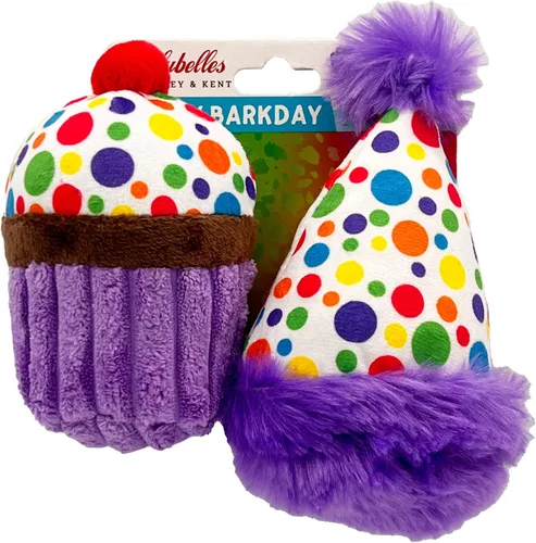 Miniatura 24 de Huxley & Kent Juguete divertido para perros con chirriador, juguetes chirriantes de felpa para perros pequeños, animal de peluche pequeño y duradero