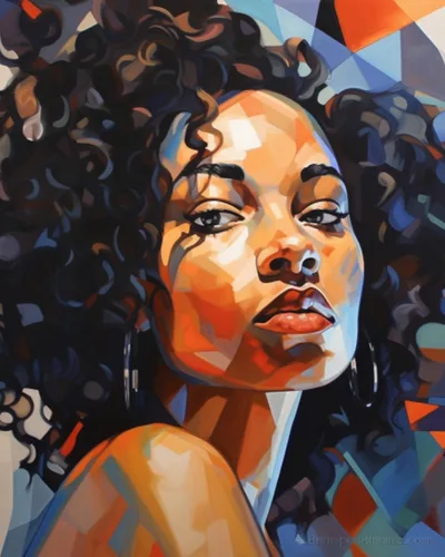 Pintura por números para mujeres negras, pintura al óleo, pintura acrílica, graffiti, kit de pintura para mujeres, lienzo con pinturas acrílicas,