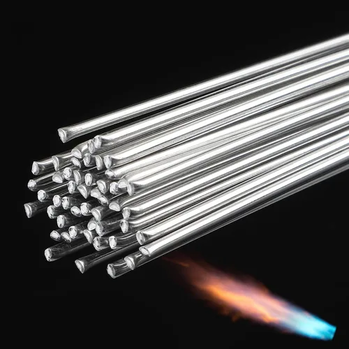 Alambre de soldadura universal de metal, 50 unidades, fácil de usar, alambre de soldadura de núcleo de fundente, varillas de núcleo de flujo de