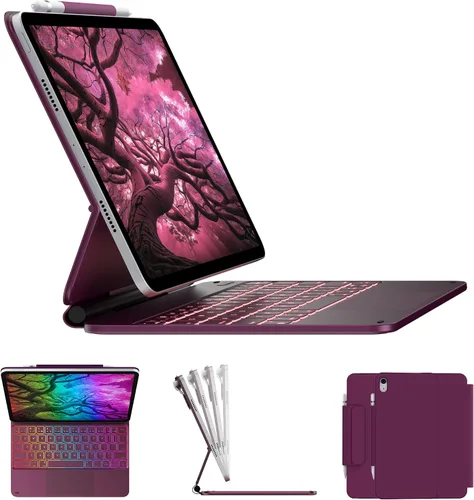 Miniatura 11 de typecase Funda de teclado Edge para iPad de 11ª generación A16 (2025) y 10ª generación de 10.9 pulgadas (2022) - Trackpad multitáctil, teclado