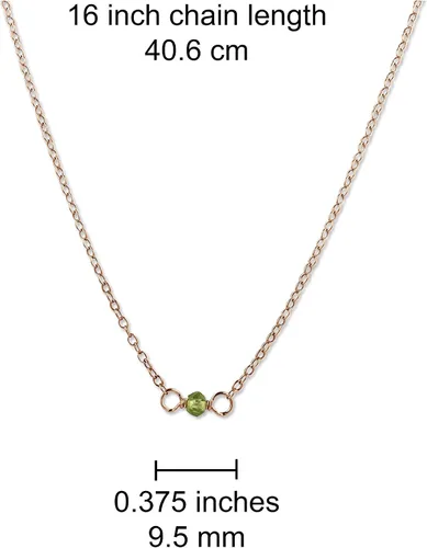 Miniatura 212 de Gargantilla de piedra natal – Regalo de cumpleaños, regalo para niña, mujer, amiga, hija, esposa, mamá, ella, joyas de piedras preciosas para uso