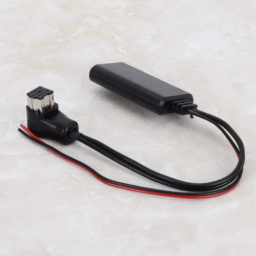 Miniatura 5 de Adaptador Bluetooth para automóvil, adaptador AUX Bluetooth ABS negro para audio para automóvil, módulo estéreo de enchufe de repuesto, adaptador
