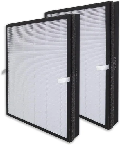 PUREBURG Filtro de repuesto compatible con purificadores de aire TaoTronics TT-AP003 y VIVOSUN, H13 True HEPA y filtración multicapa de carbón