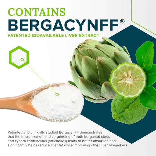 Miniatura 3 de Zen Nutrients The Everyday Liver Vitamin - Limpieza del hígado desintoxicante y reparación con Bergacyn FF, cardo de leche orgánico, raíz de diente