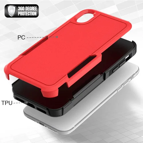 Miniatura 132 de Jeylly Funda para iPhone SE/Funda para iPhone 5S, Exterior de Plástico Duro que Absorbe Golpes + Interior de Silicona de Goma Defensor contra
