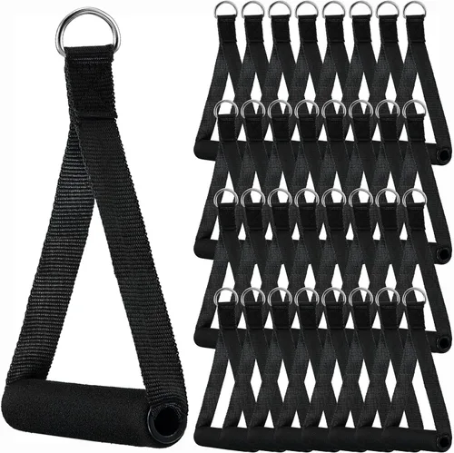 Miniatura 9 de Sumind 8 manijas de ejercicio de gimnasio, accesorios de máquina de cable de repuesto para equipo de gimnasio en casa, bandas de resistencia