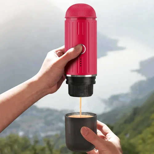 Miniatura 9 de Máquina de café espresso eléctrica portátil para cápsulas Nespresso, cafetera de viaje para camping, cafetera de automóvil con café molido