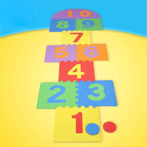 Miniatura 4 de Alfombra para niños, juego de alfombrilla de espuma EVA suave, interactiva, para interiores y exteriores, jardín, juegos familiares, juguetes