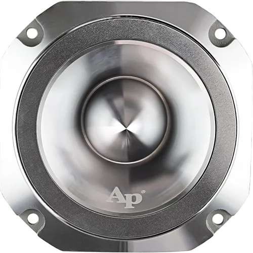 Miniatura 2 de Audiopipe Super Tweeter de Alta Resistencia (ATR-4053), 400 vatios, marco de aluminio fundido a presión, metálico, acabado de corte cromado