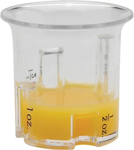 Miniatura 4 de HIC Kitchen E-Z - Jigger de cóctel de barra multimedida de 4 pasos, 0.5 onzas a 2 onzas, juego de 2