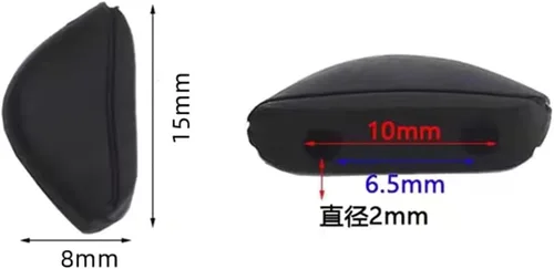 Miniatura 2 de Almohadillas de goma para la nariz Oakley Crosslink OX8027 OX8029 OX8031 OX8037 Marcos de gafas de cristal para ojos, tamaño europeo regular