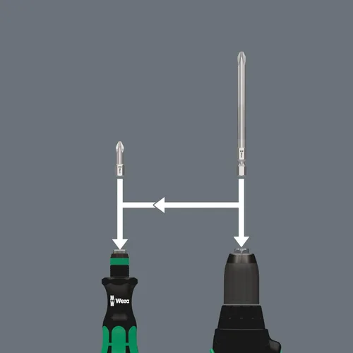Miniatura 4 de Wera - 5059297001 Kraftform Kompakt 62 Juego de destornilladores y bolsa, 33 piezas