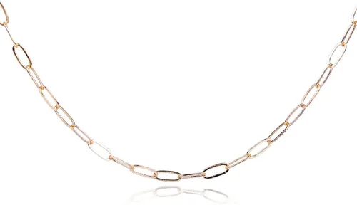Miniatura 20 de JOE FOREMAN Cadena de latón de 39.4 in con oro de 14 quilates para collar y joyería, 39 pulgadas