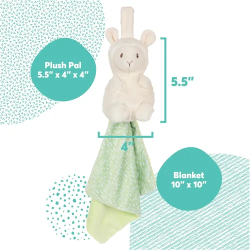 Miniatura 7 de GUND Baby Lil' Luvs Tuck-Away Lovey, Liam Llama, juguete de peluche ultrasuave con manta de bebé integrada para bebés y recién nacidos
