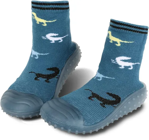 Zapatos de calcetín para bebés y niños, suela de goma antideslizante, ligeras, elásticas, para el primer paseo, para recién nacidos, zapatos de