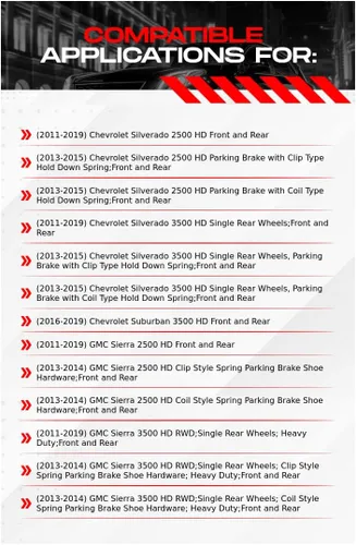 Miniatura 2 de R1 Concepts Kit de freno delantero y trasero para Chevrolet Silverado 2011-2019, GMC Sierra, rotores de freno ranurados perforados, kit de pastillas