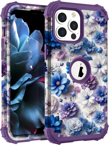 Miniatura 24 de Hocase Funda para iPhone SE 2022/2020, resistente a prueba de golpes, de plástico duro+goma de silicona, funda protectora híbrida para iPhone SE